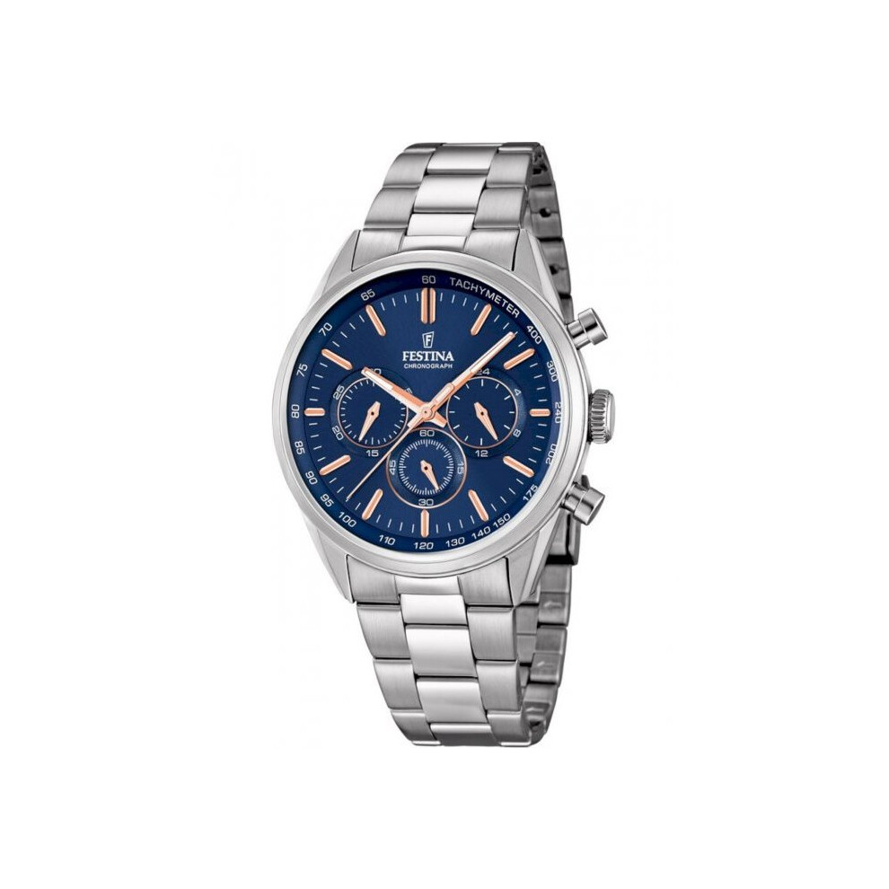 New Festina Men's Watch F16820/A Chronographs Multicoloured