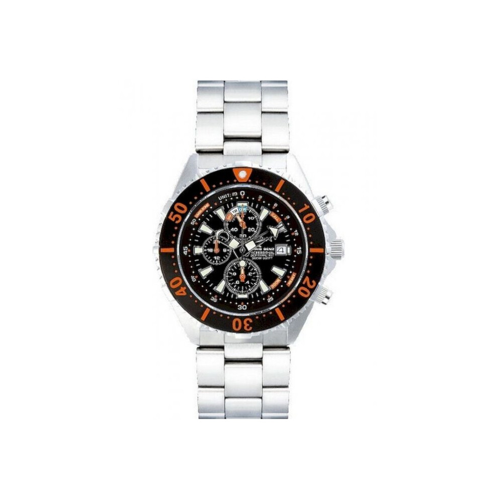 Chris Benz Ladies, Men, Unisexwatch CB-C300-O-MB chronographs, DiversÃÂ´ watch