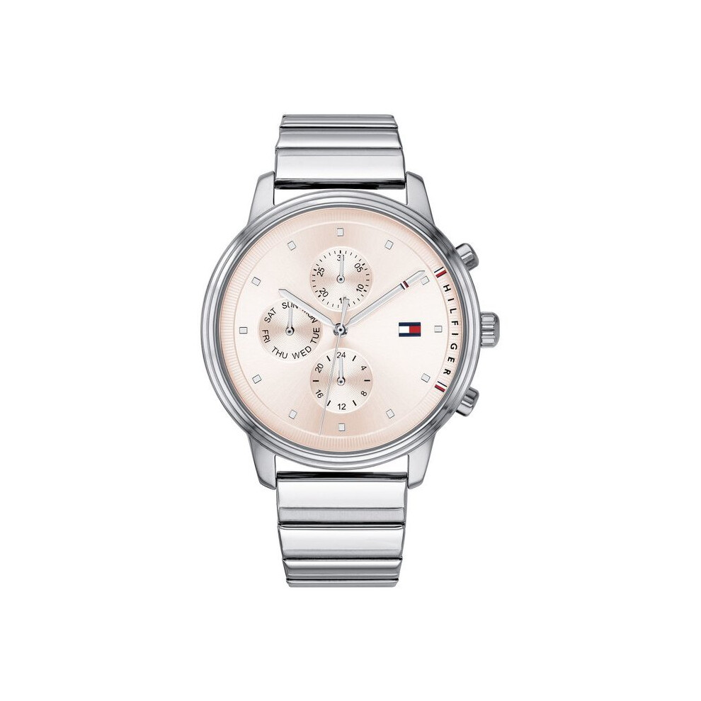 Tommy Hilfiger Ladies Blake Casual Sport Watch 1781904 - Dial, Silver Stainless Steel, Quartz, 3 Atm Pink