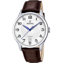 Festina - F20426/1 - Wristwatch - Men - Quartz - Leather strap