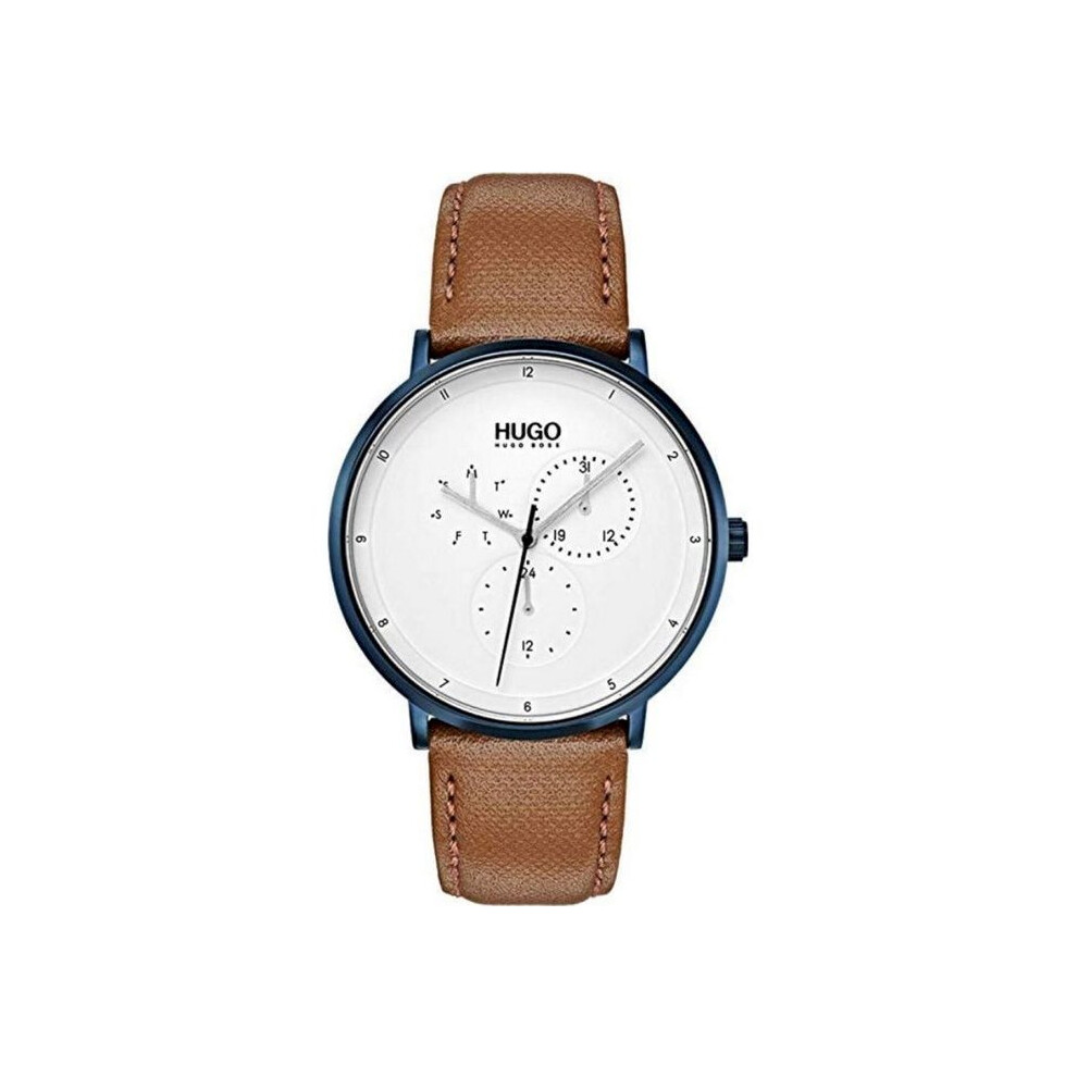 Hugo Boss Mens Watch Brown Leather Multi Function 1530008