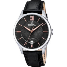 Festina - F20426/6 - Wristwatch - Men - Quartz - Leather strap