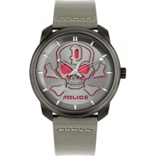 Montre Analogique - Police - PL15714JSU.61 - Cuir - Quartz - Homme - Gris