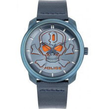 Uhr - Polizei - PL15714JSBL.03 - Leder - Blau - 5 ATM