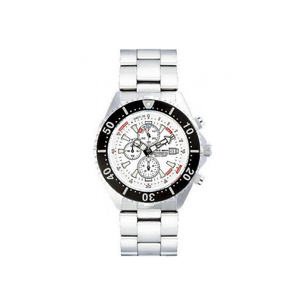 Chris Benz Ladies, Men, Unisexwatch CB-C300-W-MB chronographs, DiversÃÂ´ watch