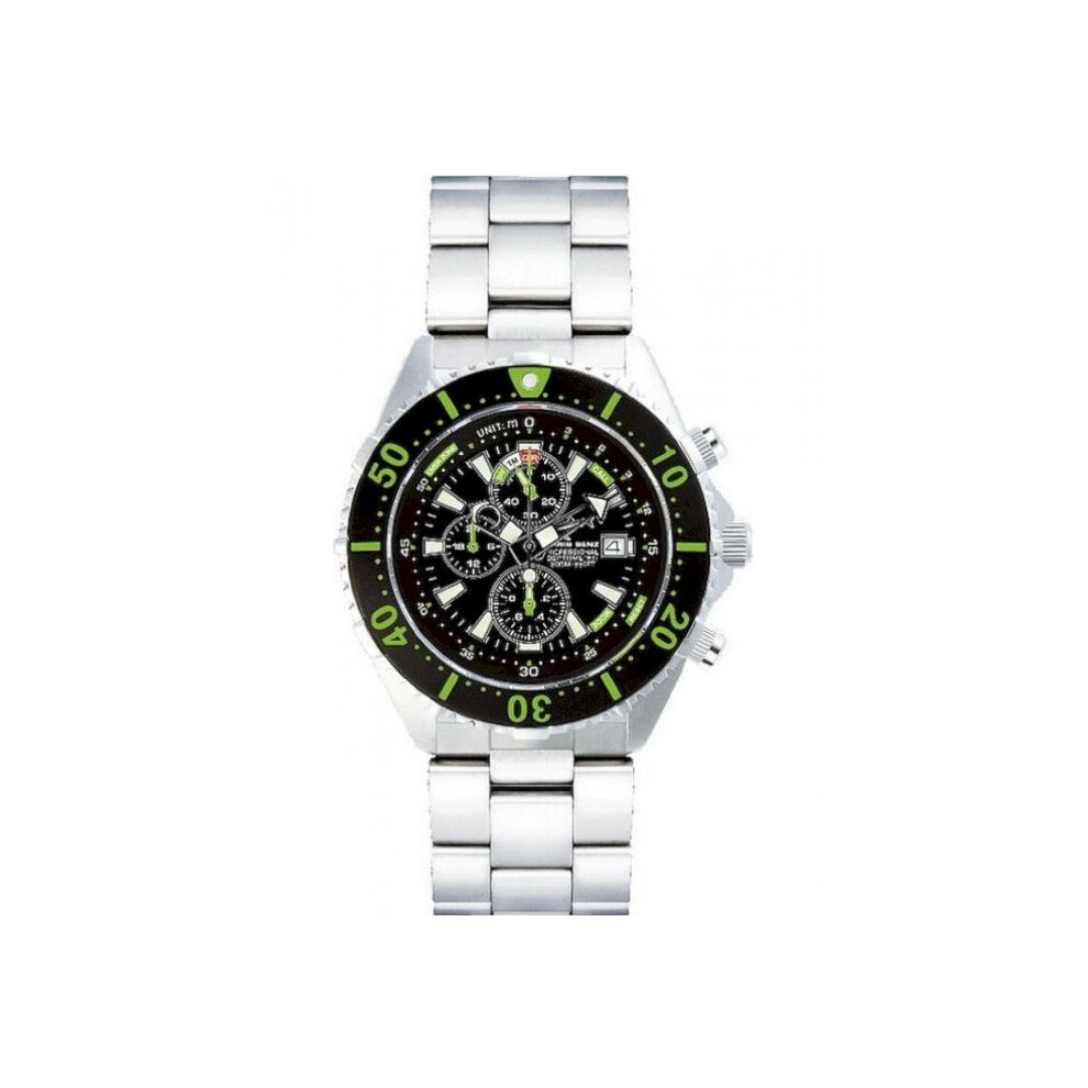 Chris Benz Ladies, Men, Unisexwatch CB-C300-G-MB chronographs, DiversÃÂ´ watch