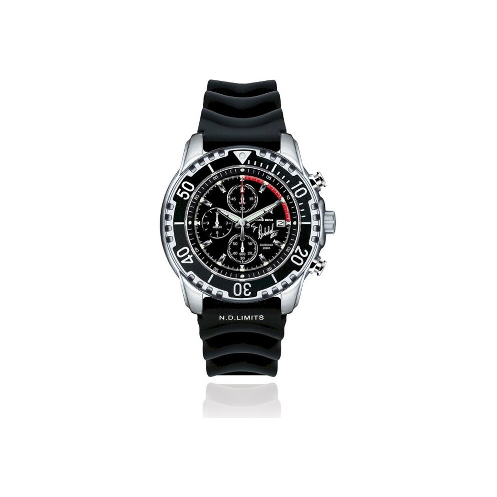 Chris Benz Ladies, Men, Unisexwatch CB-200BD-KBS chronographs, DiversÃÂ´ watch