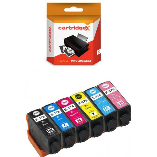 Compatible  6 High Capacity Epson 378xl Ink Cartridge Multipack
