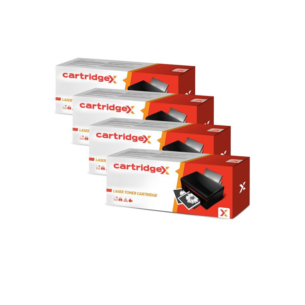 Cartridgex Compatible 4 X Toner Cartridge For Hp Cf280a 80A Laserjet M425dn M425dw