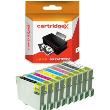 Compatible  9 Ink Cartridge Set For Epson Stylus Photo R2400 Printer