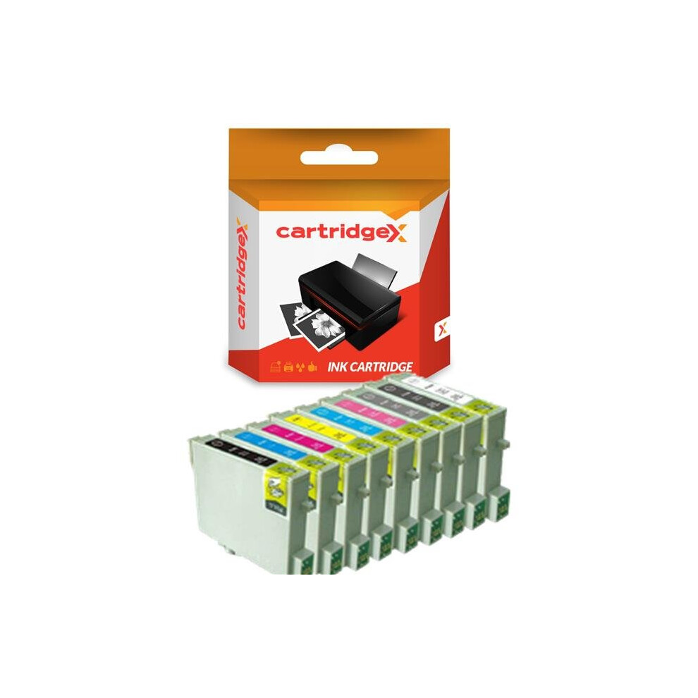 Cartridgex Compatible 9 Ink Cartridge Set For Epson Stylus Photo R2400 Printer