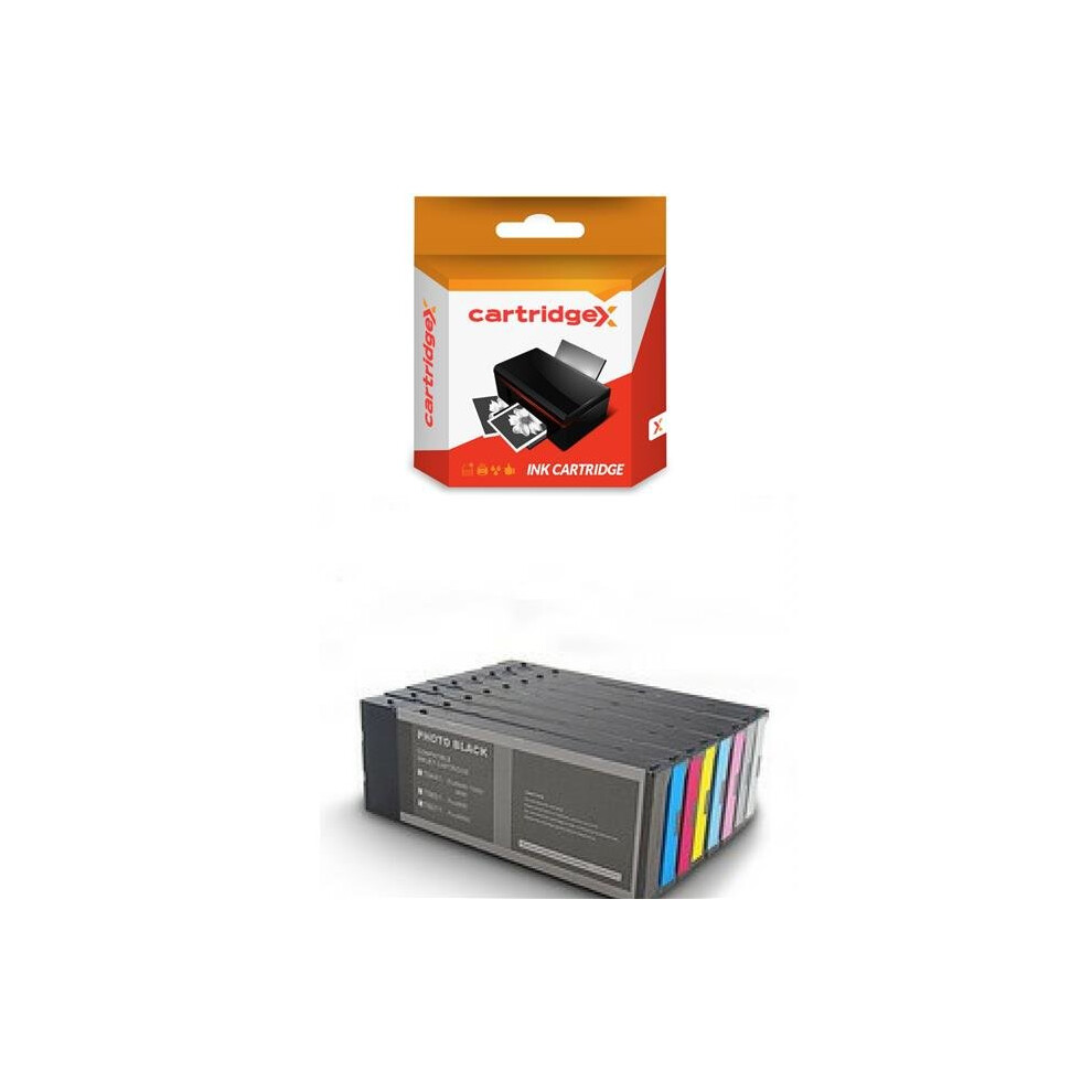 Compatible 8 Ink Cartridge Set Compatible With Epson Stylus Pro 4000 7600 9600 5057666445794
