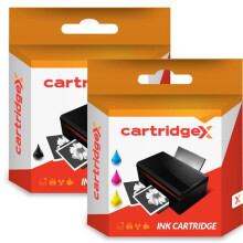 Compatible  Black & Colour Ink Cartridge For Hp 21 & 22 Fax 1250 Officejet 4300