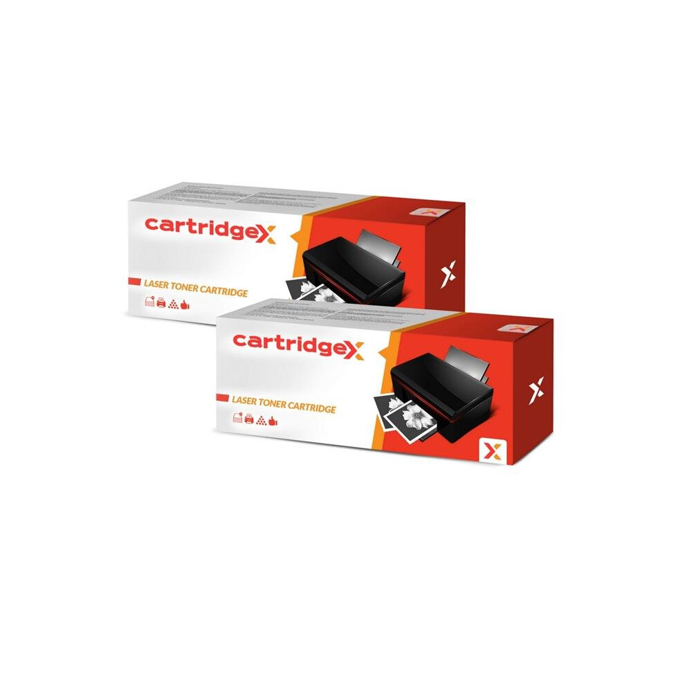Cartridgex Compatible 2 X Toner Cartridge For Hp Cb435a 35A Laserjet P1008 P1009 P1005