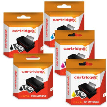 Compatible 5 Ink Cartridge Set for Epson Stylus SX420W SX425W SX430W SX22 – 2 Black, Cyan, Magenta, Yellow Code 1fc3198b-0b90-4511-b5f6-cba309aa7262