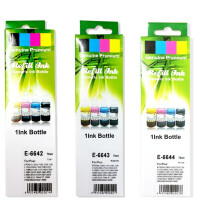 Compatible Set Of 3 Colour Refill Ink Bottles 3x70ml For Epson Et2500 Et2550 Et4500 Et4550