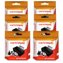 Compatible 6 X Fax Ribbon For Epson Lq-200 Lq-300 Lq-300+ Lq-300+ii Lq-350