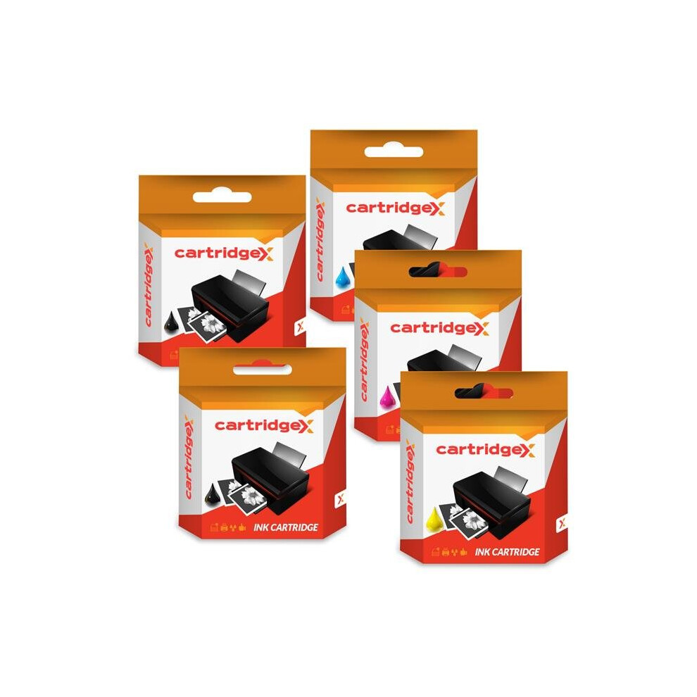 Compatible 5 Ink Cartridge Set For Canon Smartbase Mp700 Mp730 Mpc600f Bci-3E 5057666313093