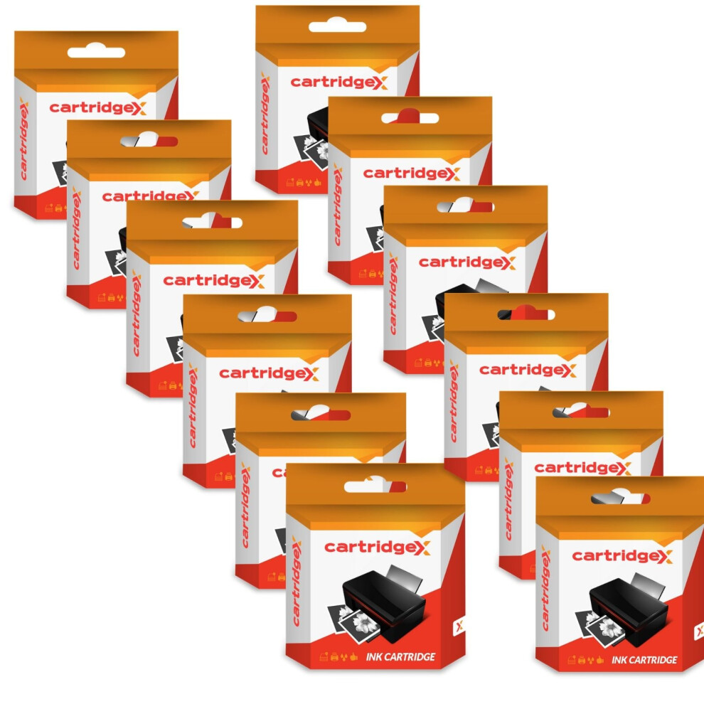 Compatible 12 X Ink Cartridges For Hp 363 Xl Photosmart D7280 D7300 D7345 D7355 D7360 Black 5057666431599