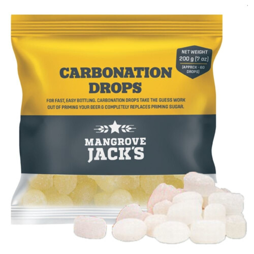 5x Mangrove Jacks Carbonation Drops 60 200g Sugar Tablets for priming beer 1
