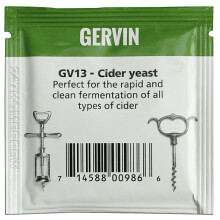 Gervin GV13 Cider Yeast 5g Sachet - For Rapid & Clean Fermentation of All Cider Types - Homebrew