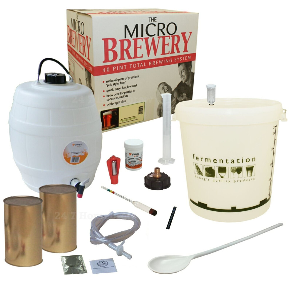 Youngs Micro Brewery Complete Beer Making Kit - Ipa - Home Brew