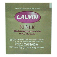 Lalvin ICV K1 V1116 Yeast White Wine 5g Sachet Homebrew Wine Making 4.5L-23L