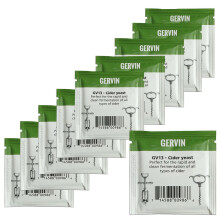 10x Gervin GV13 Cider Yeast 5g Premium Quality Apple and Pear Ciders 5-25L