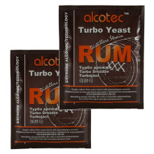 2x Alcotec Distillers Yeast Rum with Glucoamylase Enzyme 73g 25L