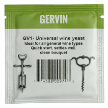 Gervin GV1 Wine Yeast 5g Sachet - General Purpose Universal - Homebrew