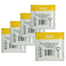 5x Gervin GV3 Wine Yeast 5g Sparkling or Dessert Wine 5-23L