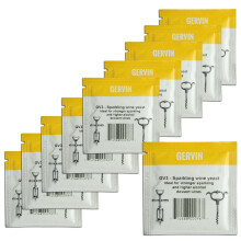 10x Gervin GV3 Wine Yeast 5g Sparkling or Dessert Wine 5-23L