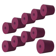 10x Bung Demijohn Airlock Rubber Cork - pre-drilled ready for your Bubbler