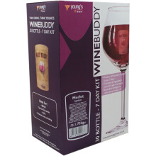 WineBuddy Merlot 30 Bottle - Home brew Wine Making Kit