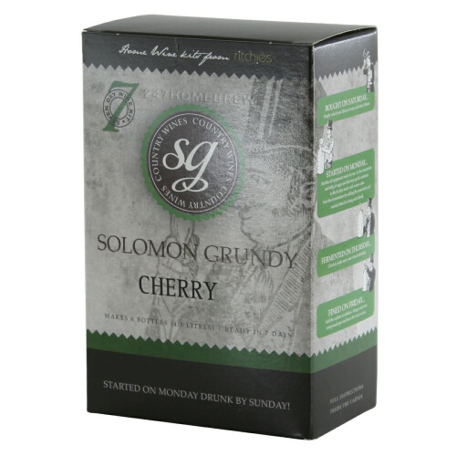 Solomon Grundy Cherry 7 Day (6 Bottle) Wine Making Kit - Homebrew 2