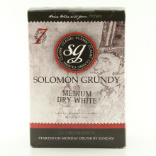 Soloman Grundy Classic Medium Dry White 7 Day Wine Kit 2kg makes 30 bottle 23L