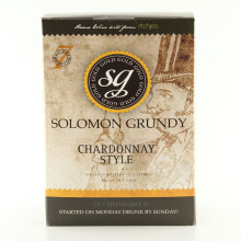 Solomon Grundy Gold Chardonnay 7 Day (30 Bottle) White Wine Making Kit - Homebrew