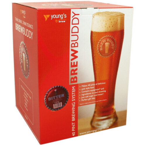Youngs BrewBuddy 40 Pint Brew System - Bitter Homebrew Beer Making Starter Kit 1
