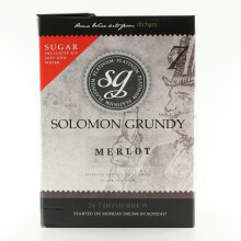 Solomon Grundy Platinum Merlot 7 Day (30 Bottle) Red Wine Making Kit - Homebrew
