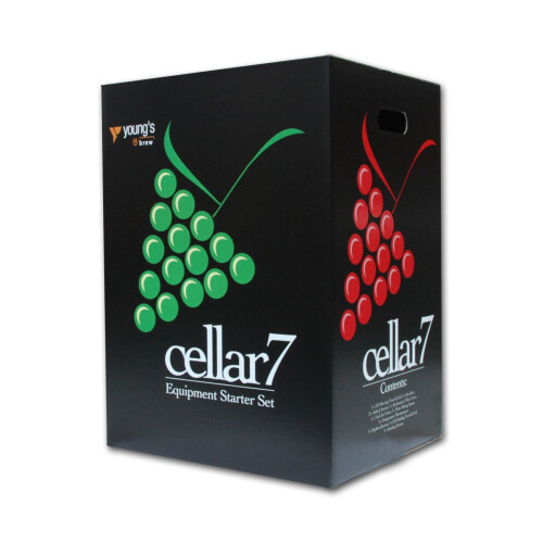 Youngs Winemakers Cellar 7 Starter Kit 30 Bottle - Home brew Wine Making Kit 1