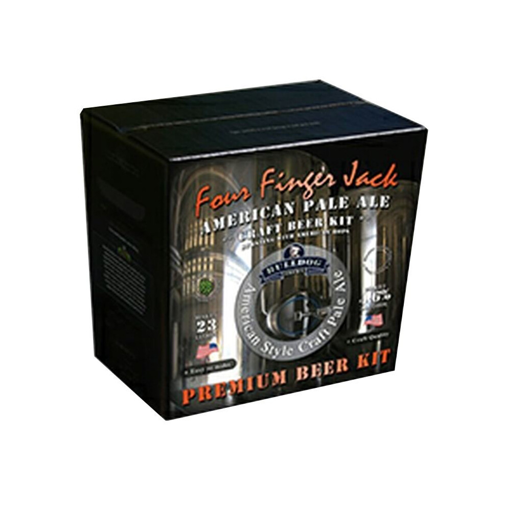 Bulldog Brews Four Finger Jack American Pale Ale (3.6kg) Beer Kit - Homebrew