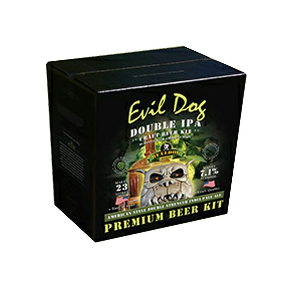 Bulldog Brews Evil Dog American Double IPA (4.7kg) Beer Kit - Homebrew