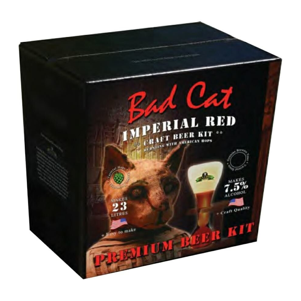 Bulldog Brews Bad Cat Imperial Red (4.7Kg) Beer Kit - Homebrew - Image 5