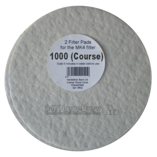 5x Filter Pads 1000 Coarse 2x Pack for the Better Brew MK4 Wine Filter Homebrew 2