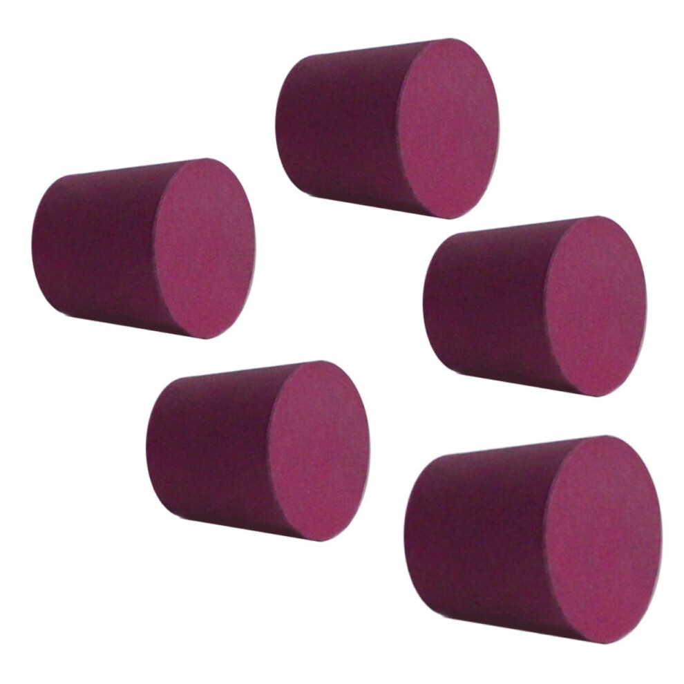 5x Bung Demijohn Rubber Cork - Solid NOT Drilled Un-Bored - Bottle Stopper