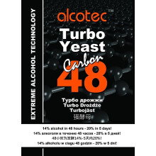 Alcotec Carbon 48 Turbo Yeast with Activated Carbon