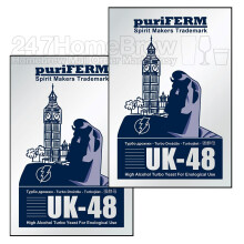 2x Puriferm UK-48 Turbo Yeast 48hr High Alcohol fermentaion
