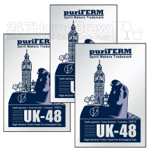 3x Puriferm UK-48 Turbo Yeast 48hr High Alcohol fermentaion