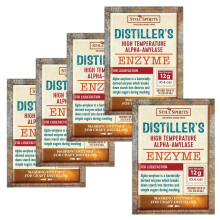 5x Still Spirits Distillers Alpha Amylase Enzyme 12g High Temperature for 25L