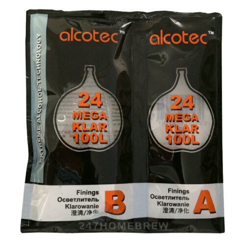 Alcotec Mega Klar 100L 24hr Turbo Finings 260g for 100L Homebrew